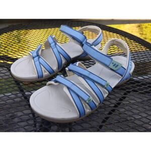 L.L.Bean Blue Sport Sandals Women Size 10 Water Outdoor Hiking Trail Shoes